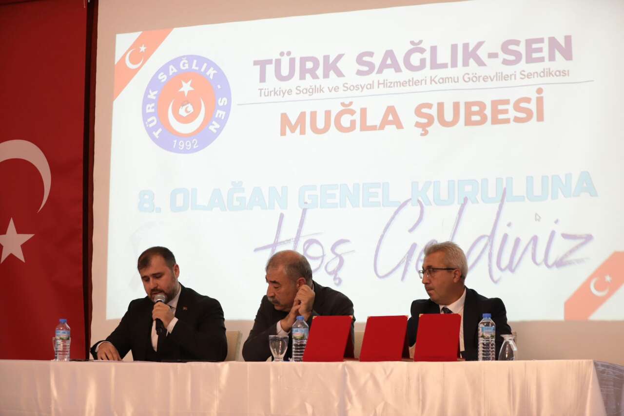 Türk Sağlık-Sen Muğla Şubesi 8. Olağan Genel Kurulu Coşkuyla Gerçekleştirildi Mehmet Ataş Yeni Şube Başkanı Seçildi 1